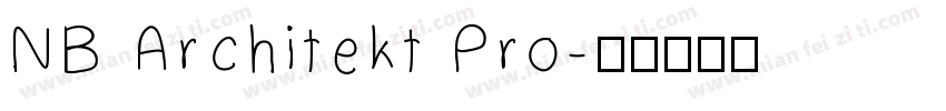 NB Architekt Pro字体转换